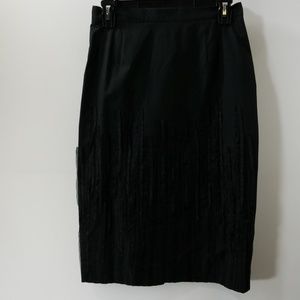 Moschino Cheap And Chic Black Pencil Skirt Size 8